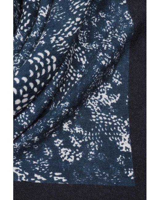 Mercy Delta Blue Cashmere Square Capri Azure