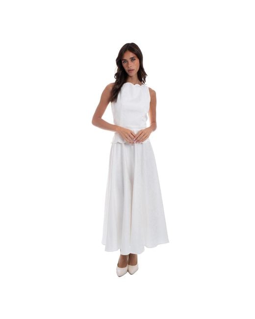 Sofia Tsereteli White Echoed Elegance Gown