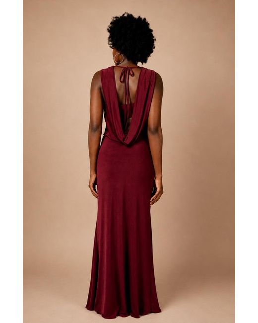 Monice London Red Amari Burgundy