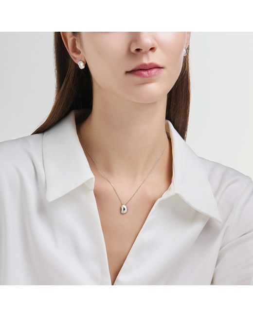 Didier Dubot Metallic Miss. Doux Sculpted D Necklace