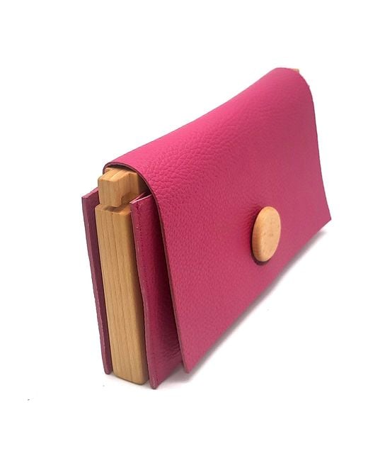 Wood Belt Pink Unique Mini Bag Galapagos Trust 2413