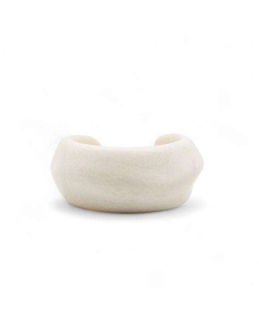 Miss Cecilia White Neutrals Ivory Cuff Bangle