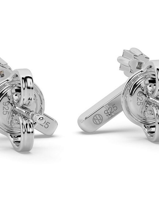 Onia Metallic Diamond Bar Studs