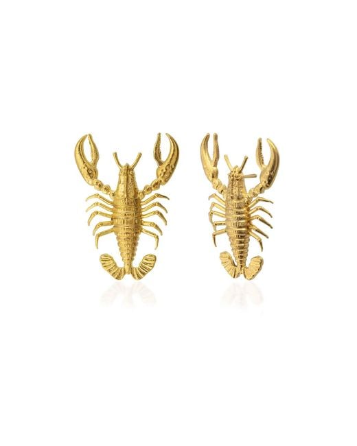 Milou Jewelry Metallic Lobster Earrings