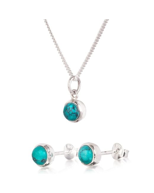 The Jewellery Store London Blue December Birthstone Jewellery Set