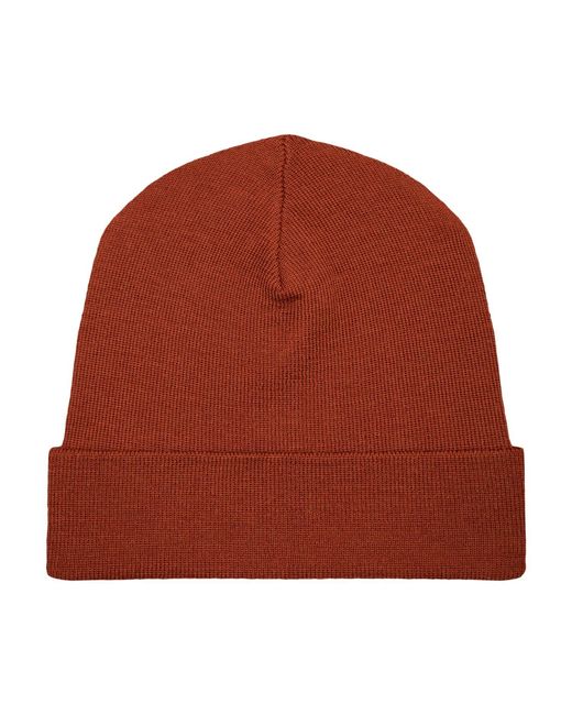 Paul James Knitwear Brown Heavyweight Extra Fine Merino Wool Amble Watch Cap for men