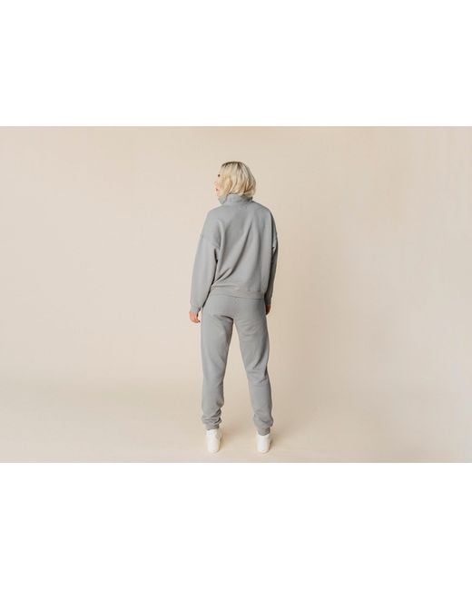 Ocio Leisurewear Gray Neutrals Polo Crew