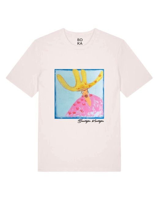 Boutique Kaotique White Wearing All My Hats Off- Organic Cotton Tee