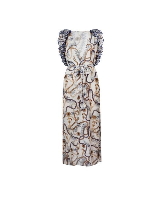 Nur Karaata White Joali Tropezienne Pareo Dress