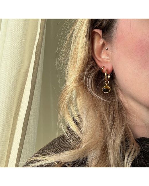 A Weathered Penny Metallic Jovie Hoops