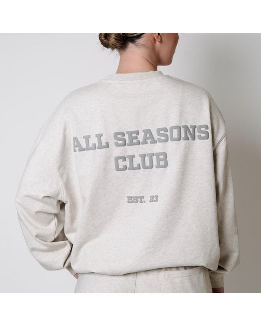 Season Swim Blue All Seasons Club Marl Sweatshirt