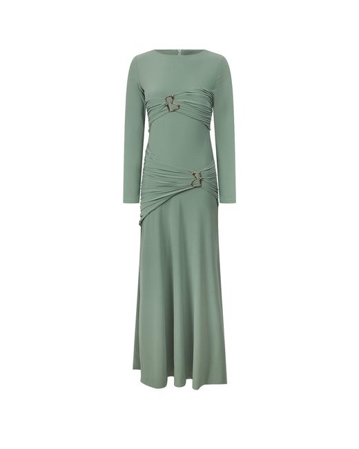 Celestine & Mae Green Jade Maxi Dress
