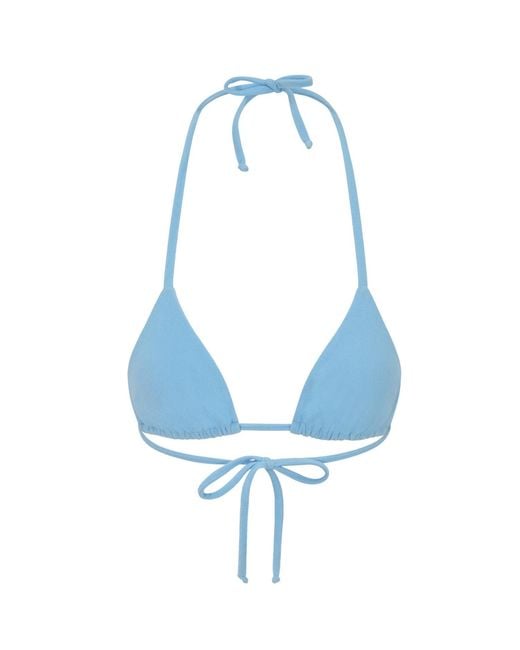 Blake Swimwear Blue String Bikini Top