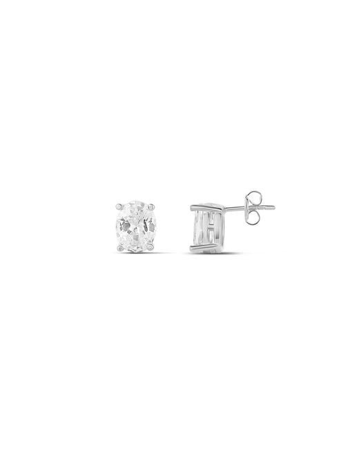SHYMI Metallic Fancy Shape Prong Set Studs