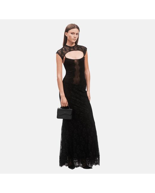 OW Collection Black Brisa Maxi Dress