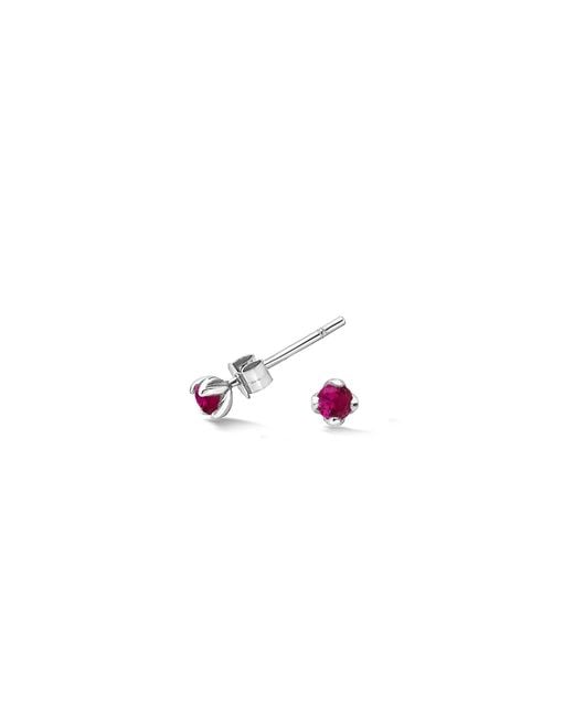 Dower & Hall Metallic Ruby Orissa Studs