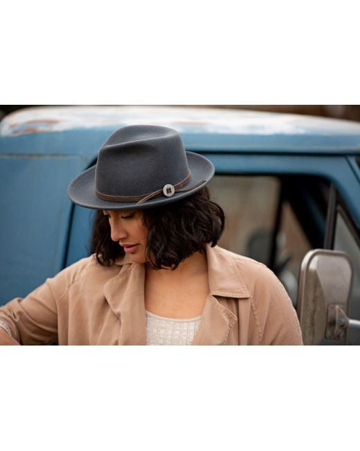 Jamie Slye Hats + Accessories Black Buddy Wool Fedora Hat