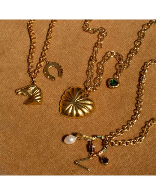 Alexie of Athens Metallic Cherie Convertible Heart Wrap Necklace & Belt Chain