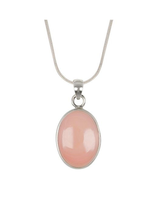 Charlotte's Web Jewellery Pink Shell Healing Sterling Necklace
