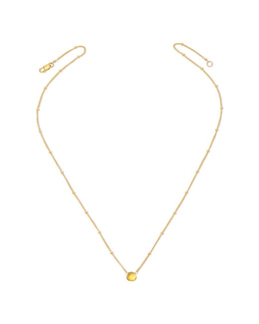 Heather Hawkins Jewelry Metallic Satellite Tiny Gemstone Necklace