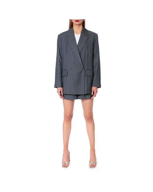 Aggi AGGI by HALEWSKI Martina Infinity Double Breasted Oversized Blazer in ...