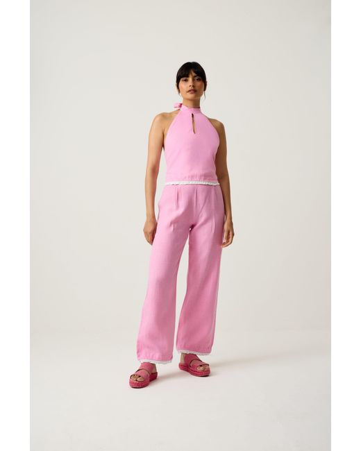 Imaura Pink Beyond The Wallflower Trousers