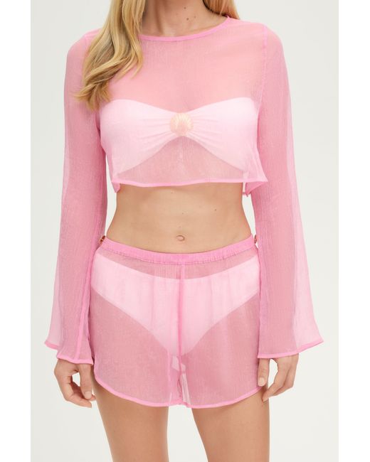 Adriana Pappas Designs Pink Vienna Top Pearl