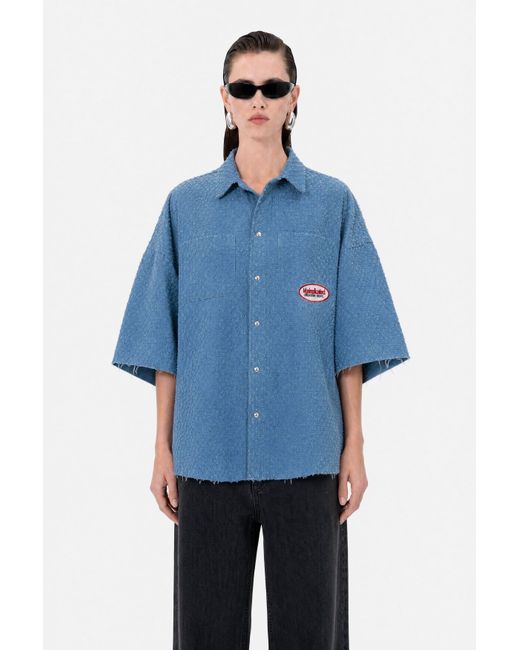 mysimplicated Blue Collar Shirt for men