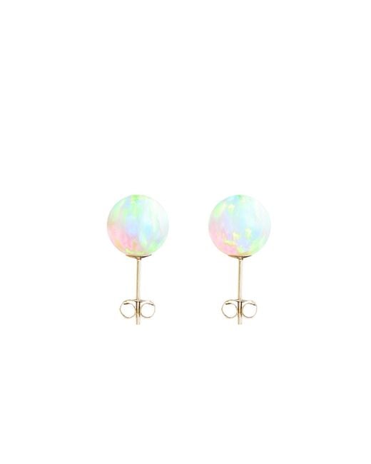 Ora Pearls White Sea Opal Stud Earrings