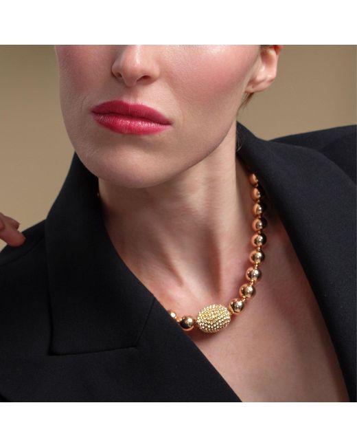 Saule Label Metallic Cassia Necklace