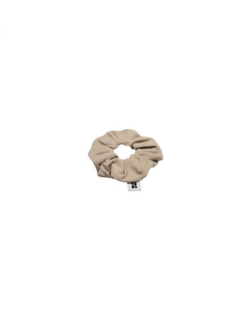The New Orchard White Neutrals Upcycled Vegan Scrunchie