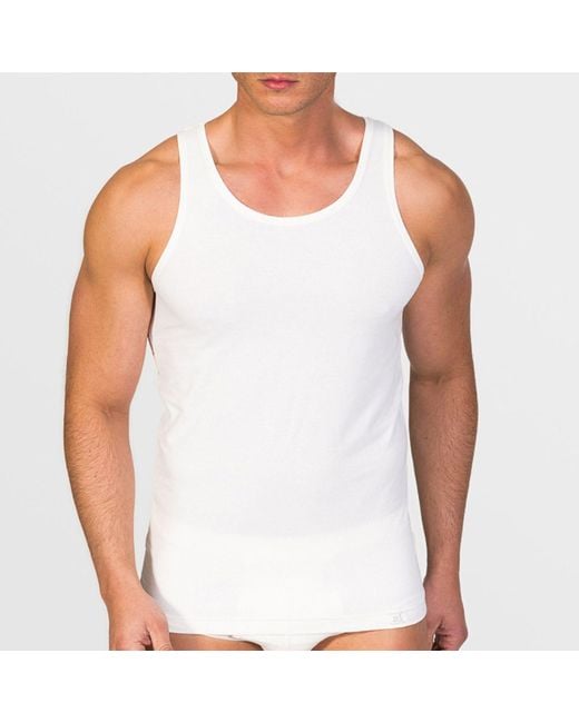 Zd - Zero Defects Gray Neutrals Neptuno Tank Top Soy Fiber – Antibacterial & Lightweight Fit for men