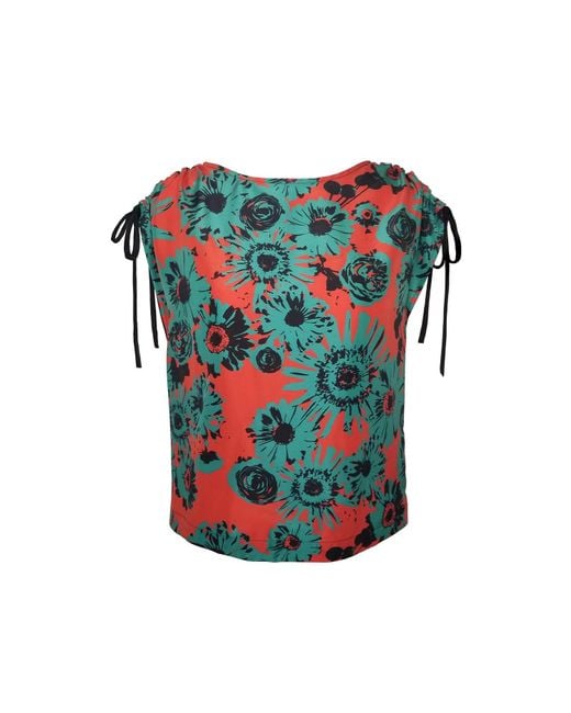 Emma Wallace Blue Kelly Top