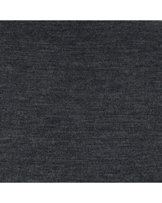 DAVID WEJ Blue Dixon Light Wool Roll Neck Jumper – for men