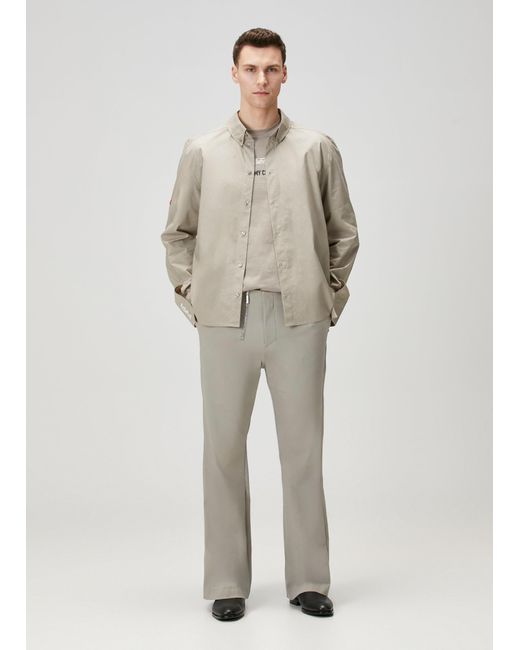 Pcfg Natural Neutrals Pure Cotton Woven Shirt Fit Patch for men