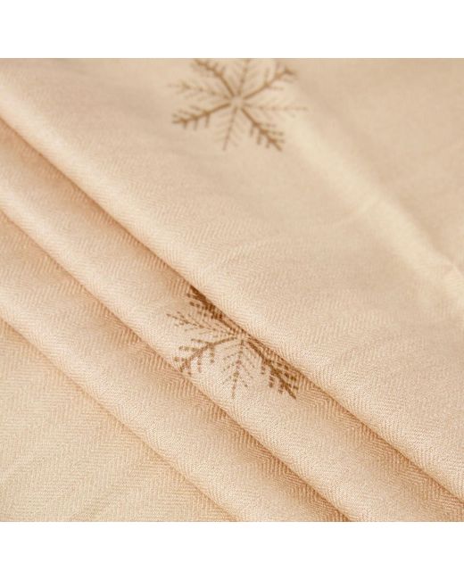 Asyii Pink Sweet Prelude Fringed Silk-Wool Long Wrap