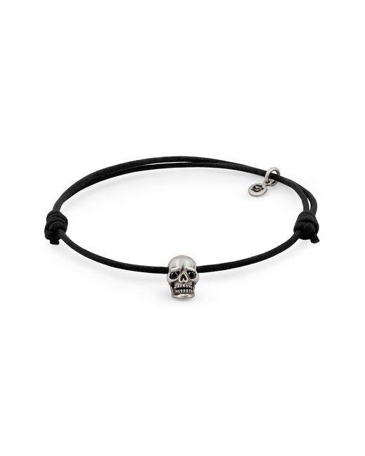 Snake Bones Black Skull Bracelet for men