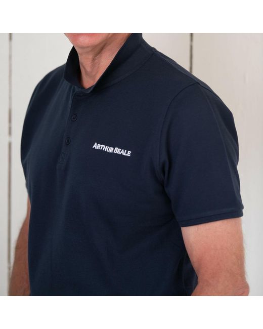 Arthur Beale Blue Polo Shirt for men