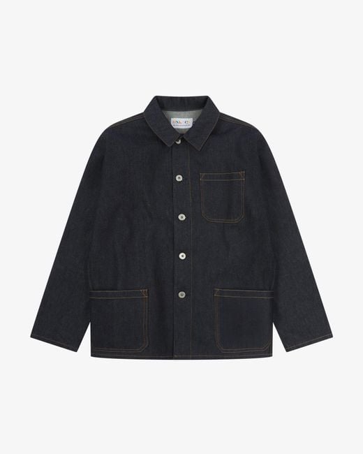 Uskees Blue Overshirt for men