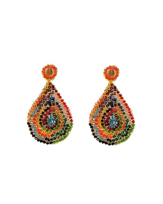 Lavish by Tricia Milaneze Multicolor Aria Handmade Earrings