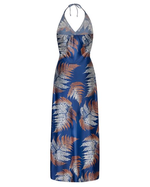 Chic by Lirette Blue Halter Dress Boquete