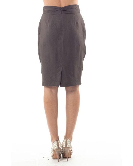 Conquista Gray Chic Tulip Skirt