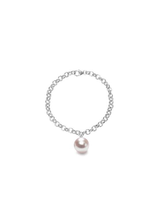 Ora Pearls Metallic Aelia Pearl Bracelet