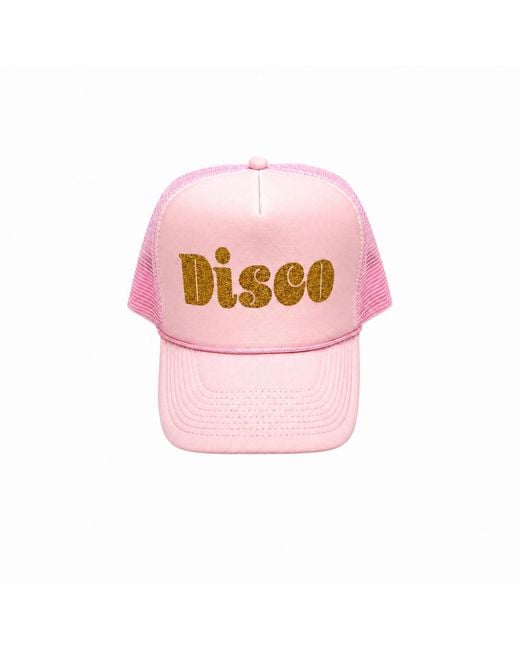 Julia Clancey Pink Disco Trucker Cap