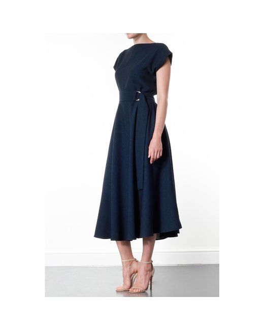 Meem Label Blue Stine Midi Dress