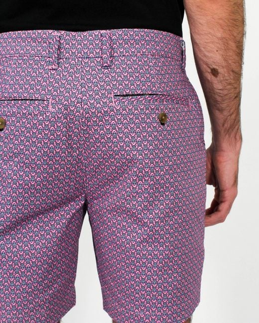 Lords of Harlech Purple John Large Turtle Short for men