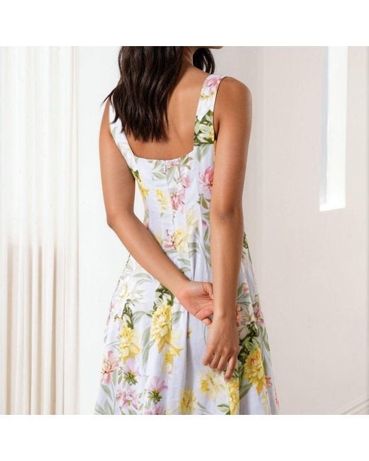 Yumi Kim White Sienna Linen Dress