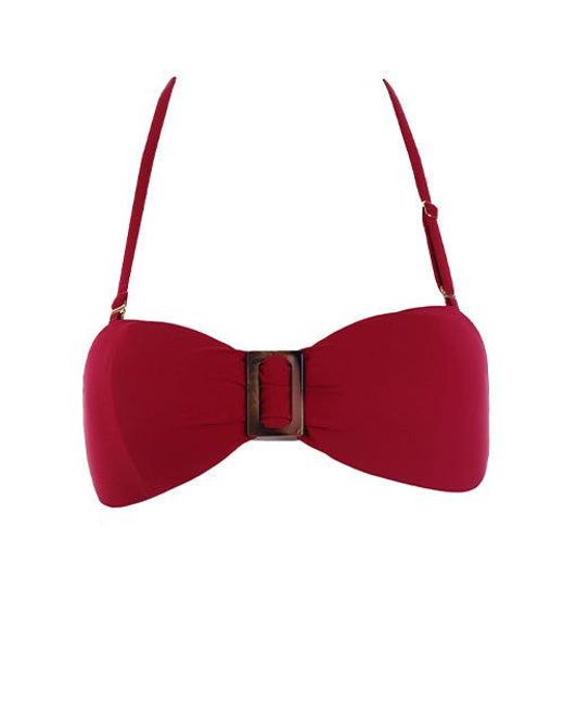 Lula-Ru Red Laura Bikini Top