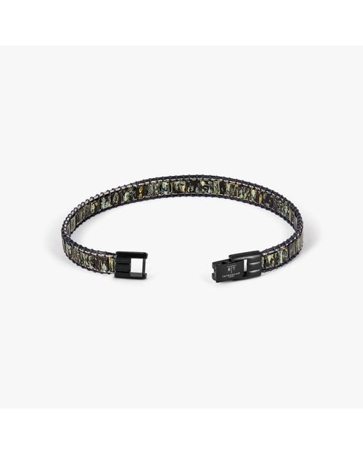 Tateossian Metallic Mosaic Bracelet for men