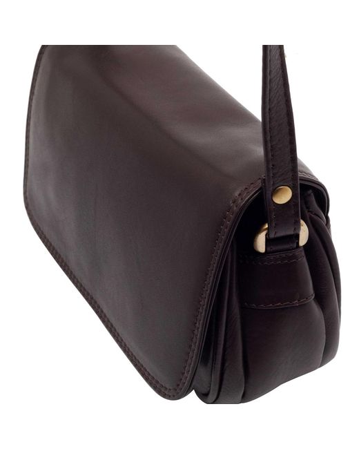 Lloyd Baker Brown Amritsar Leather Crossbody Bag